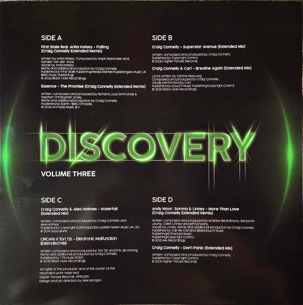 Craig Connelly : Discovery Volume Three (2x12", Album)
