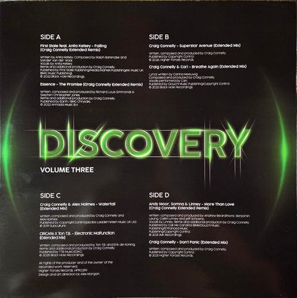 Craig Connelly : Discovery Volume Three (2x12", Album)