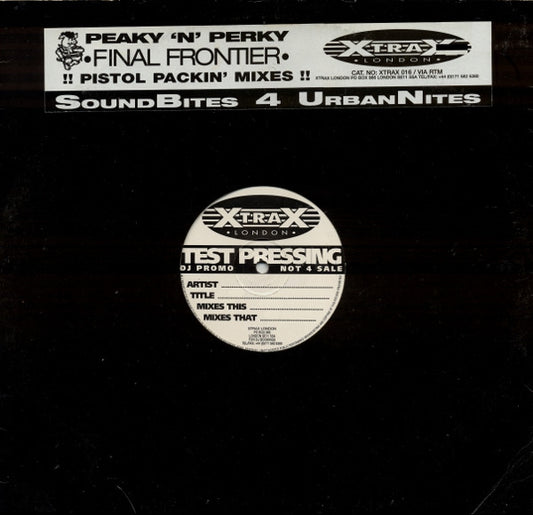 Peaky 'N' Perky : Final Frontier (12", Promo, TP)