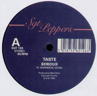 Taste : Serious (12")