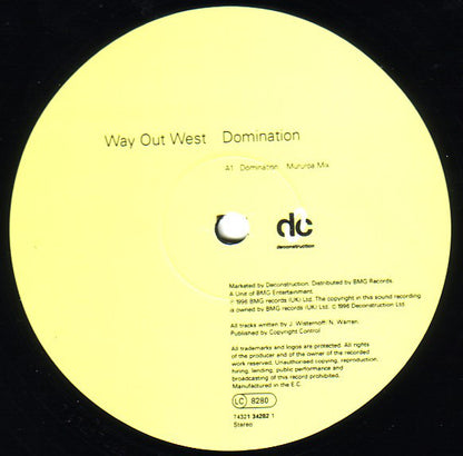 Way Out West : Domination (12")