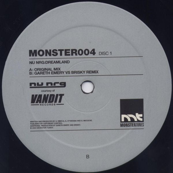 Nu NRG : Dreamland  (12", Dis)