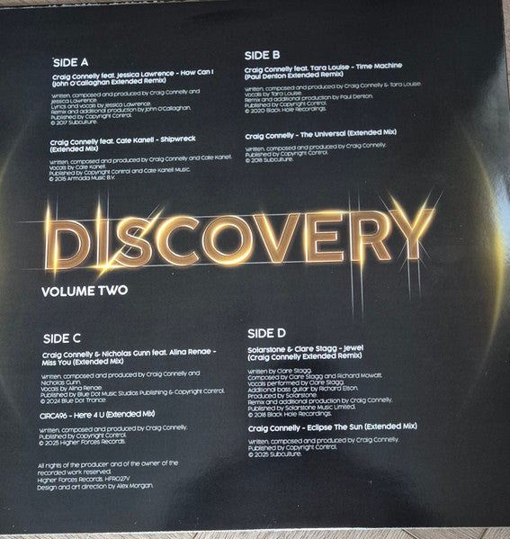 Craig Connelly : Discovery Volume Two (2x12", Album, Ltd, Bla)