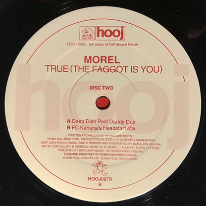 Morel : True (The Faggot Is You) (12", 2/2)