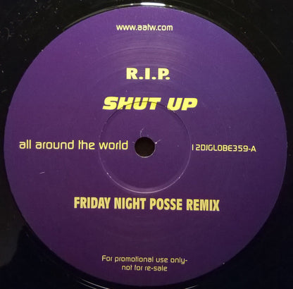 R.I.P. (3) : Shut Up (2x12", Promo)