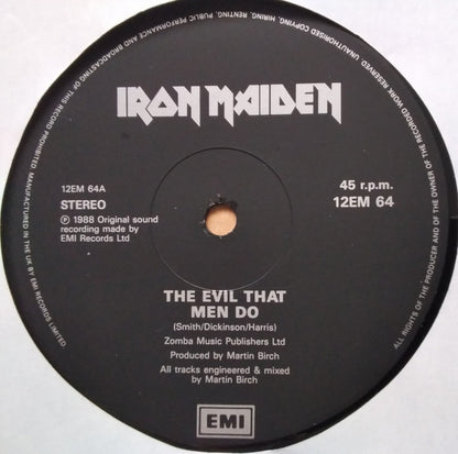 Iron Maiden : The Evil That Men Do (12", Single)
