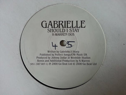 Gabrielle : Should I Stay (K-Warren Mixes) (12")