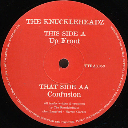 Knuckleheadz : Up Front / Confusion (12")