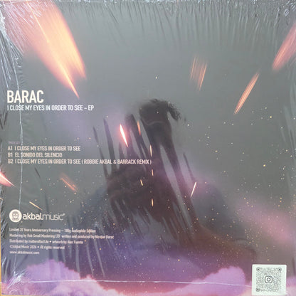 Barac : I Close My Eyes In Order To See EP (12", EP, Ltd, 180)