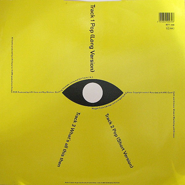 A.R. Kane : Pop (12")