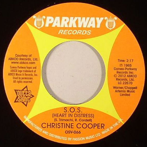 Christine Cooper : Heartaches Away My Boy / S.O.S. (Heart In Distress) (7")