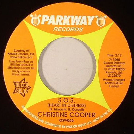 Christine Cooper : Heartaches Away My Boy / S.O.S. (Heart In Distress) (7")