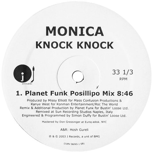 Monica : Get It Off / Knock Knock (Remixes) (12", Promo)