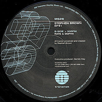 Stephen Brown : EP #1 (12", EP)