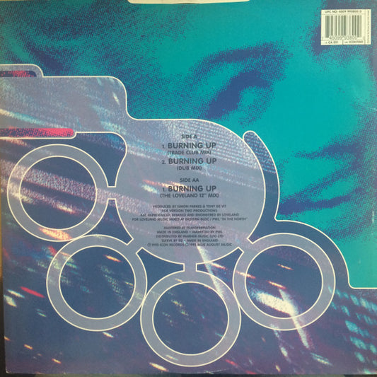Tony De Vit : Burning Up (12")