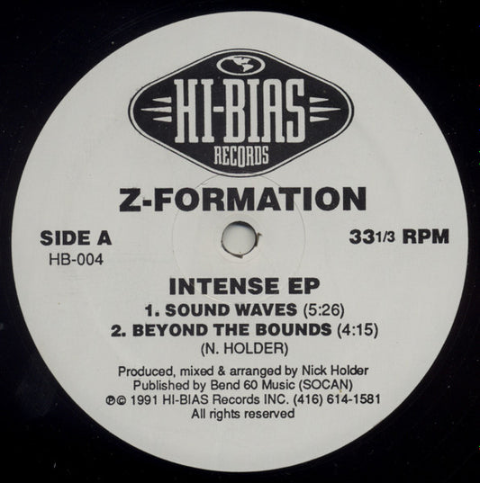 Z-Formation : Intense EP (12", EP)