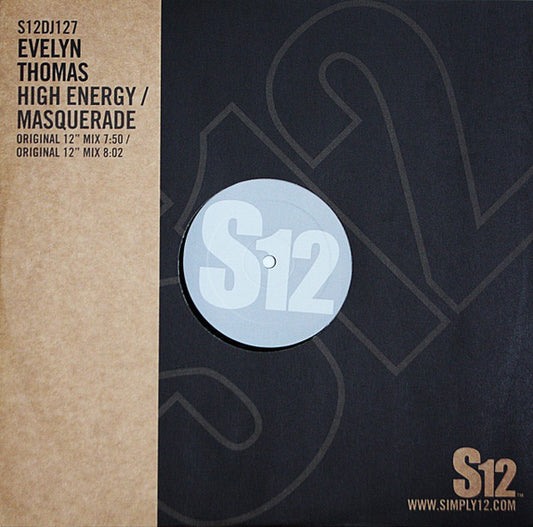 Evelyn Thomas : High Energy / Masquerade (12", RE)