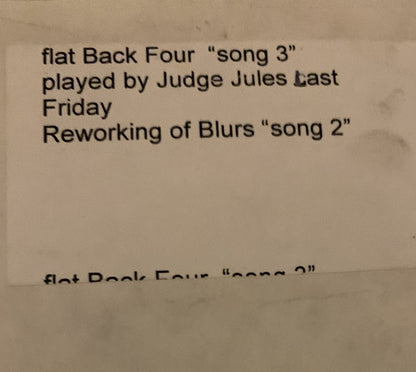 Flat Back Four : Song #3 (12")