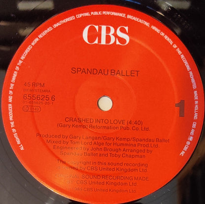Spandau Ballet : Crashed Into Love (12", Single)