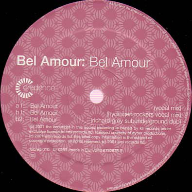 Bel Amour : Bel Amour (12")