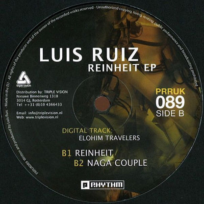 Luis Ruiz : Reinheit EP (12", EP)