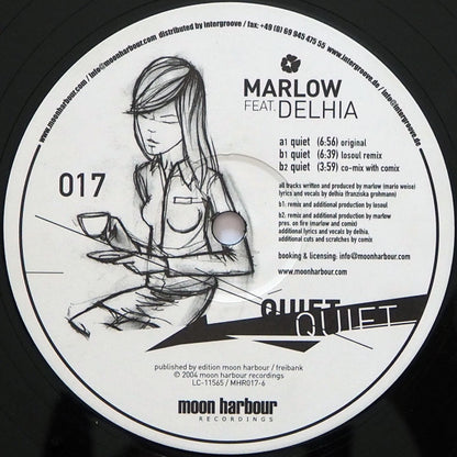 Marlow Feat. Delhia : Quiet (12")