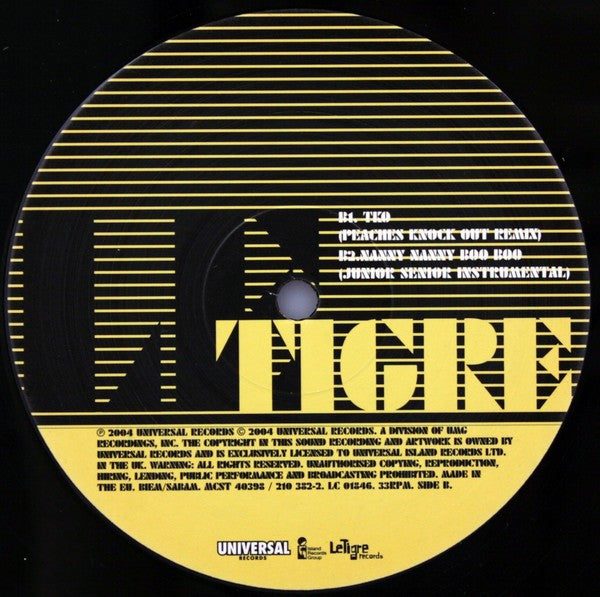 Le Tigre : TKO (12")