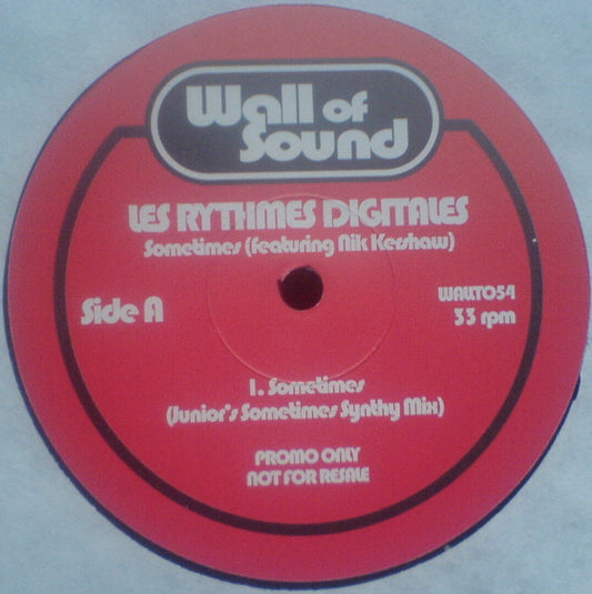 Les Rythmes Digitales : Sometimes (12", Promo)