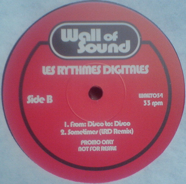 Les Rythmes Digitales : Sometimes (12", Promo)