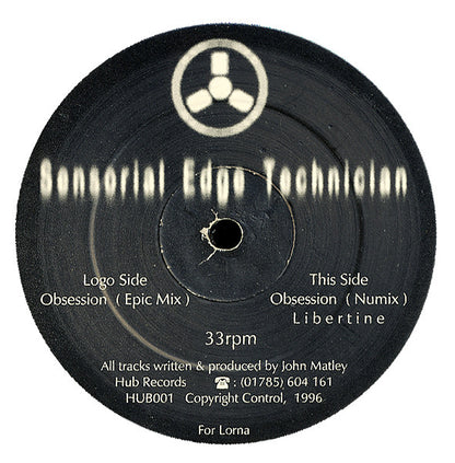 Sensorial Edge Technician : Obsession (12")
