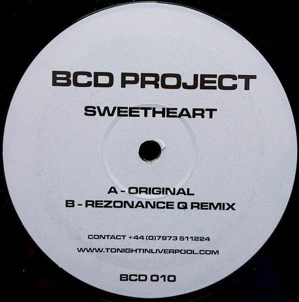 BCD Project : Sweetheart (12")
