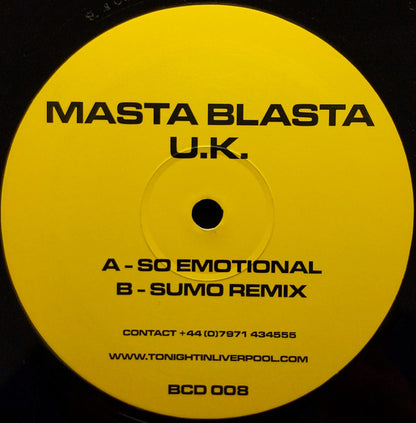 Masta Blasta U.K.* : So Emotional (12")