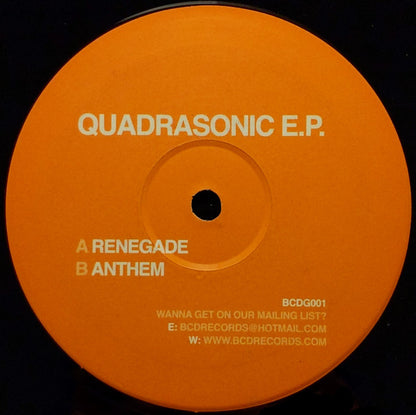 Quadrasonic : Quadrasonic E.P. (12", EP)