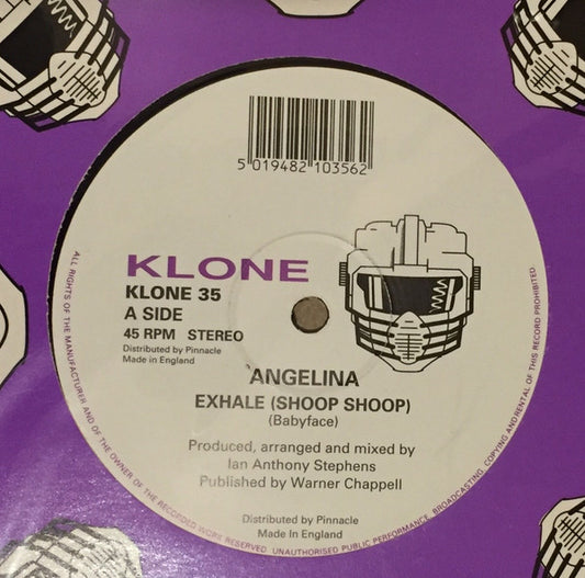 Angelina Kyte : Exhale (Shoop Shoop) (12")