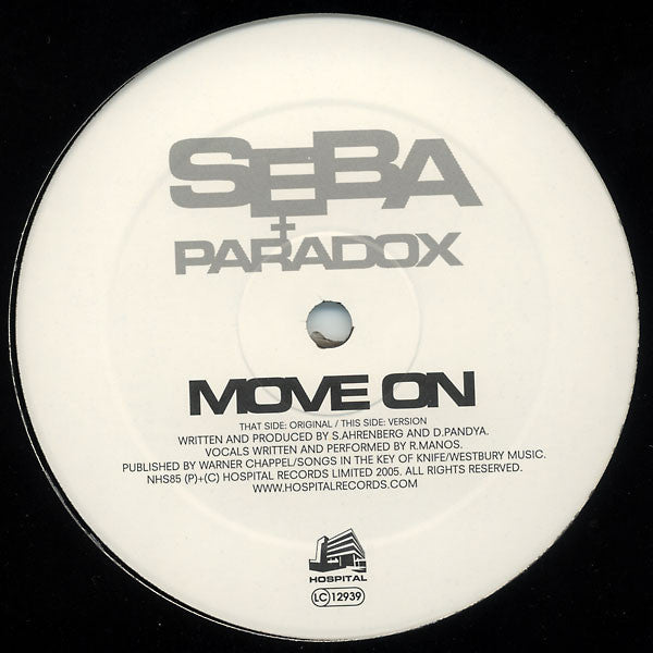 Seba & Paradox : Move On (12")
