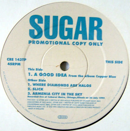 Sugar (5) : A Good Idea (12", Single, Promo)