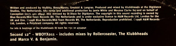 Klubbheads : Kickin' Hard (12", Single, 1/2)