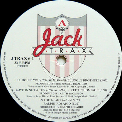 Various : Jack Trax - The Sixth Album (2xLP, Album, Comp)