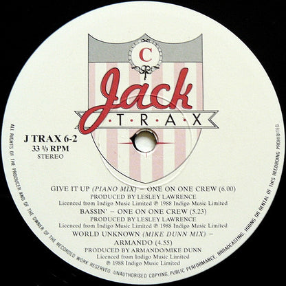 Various : Jack Trax - The Sixth Album (2xLP, Album, Comp)