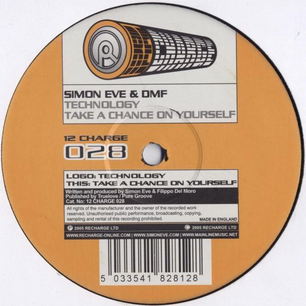 Simon Eve & DMF : Technology / Take A Chance On Yourself (12")