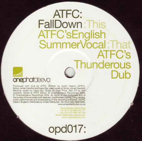 ATFC : Fall Down (12")