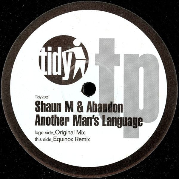 Shaun M & Abandon : Another Man's Language (12", TP)