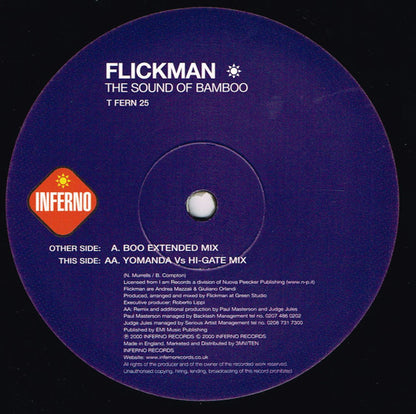 Flickman : The Sound Of Bamboo (12", Single)