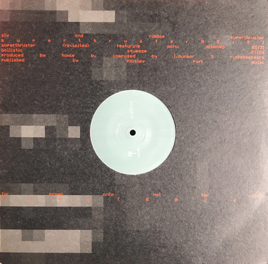 Sly & Robbie : Superthruster (12", Promo)