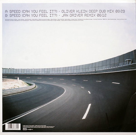 Azzido Da Bass Feat. Roland Clark : Speed (Can You Feel It?) (Part 2 Of 2) (12")