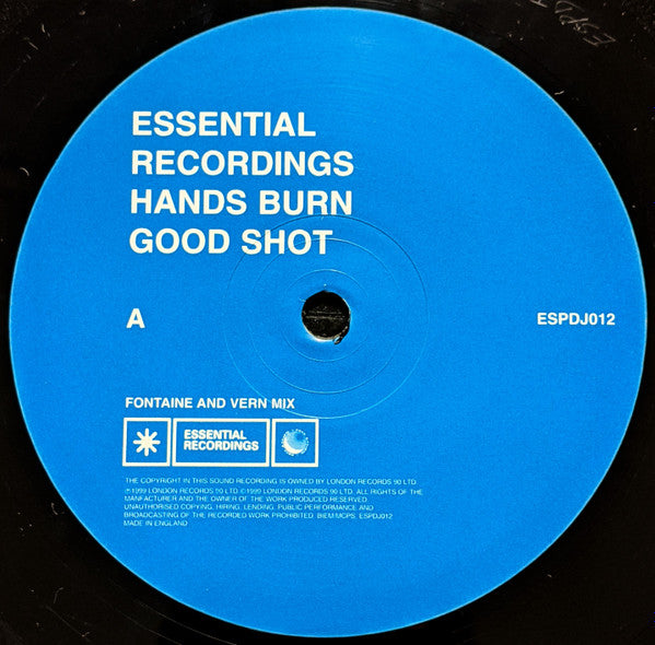 Hands Burn* : Good Shot (12", Promo)