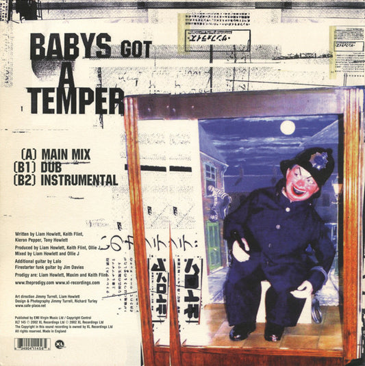 Prodigy* : Baby's Got A Temper (12", Single)