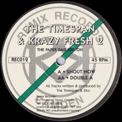 The Timespan & Krazy Fresh 2 : The Paper Bag Edition (12")