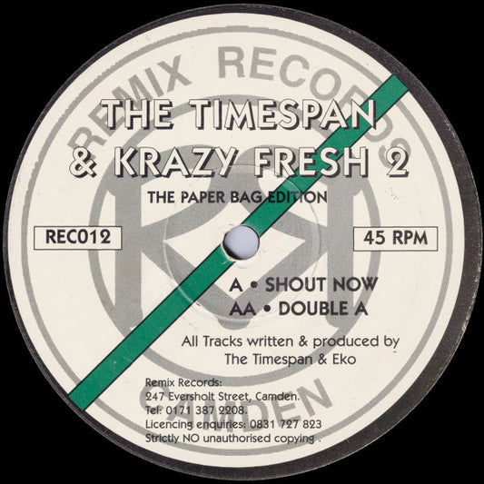 The Timespan & Krazy Fresh 2 : The Paper Bag Edition (12")