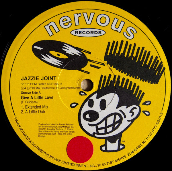 Jazzie Joint : Give A Little Love (12")